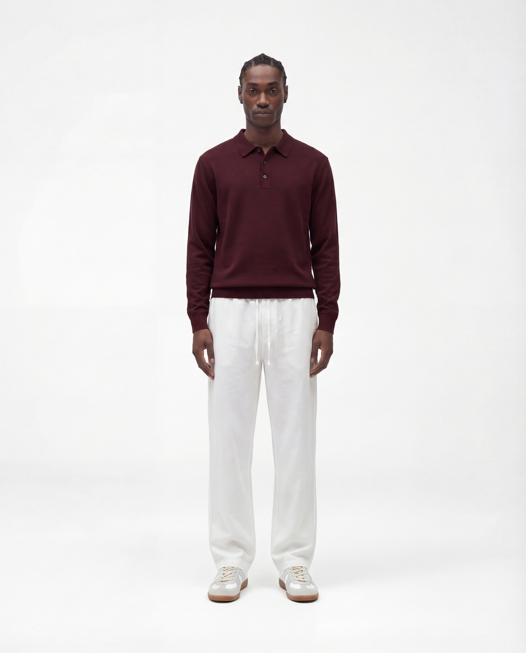 Luxury Polo Knobbed (Maroon)