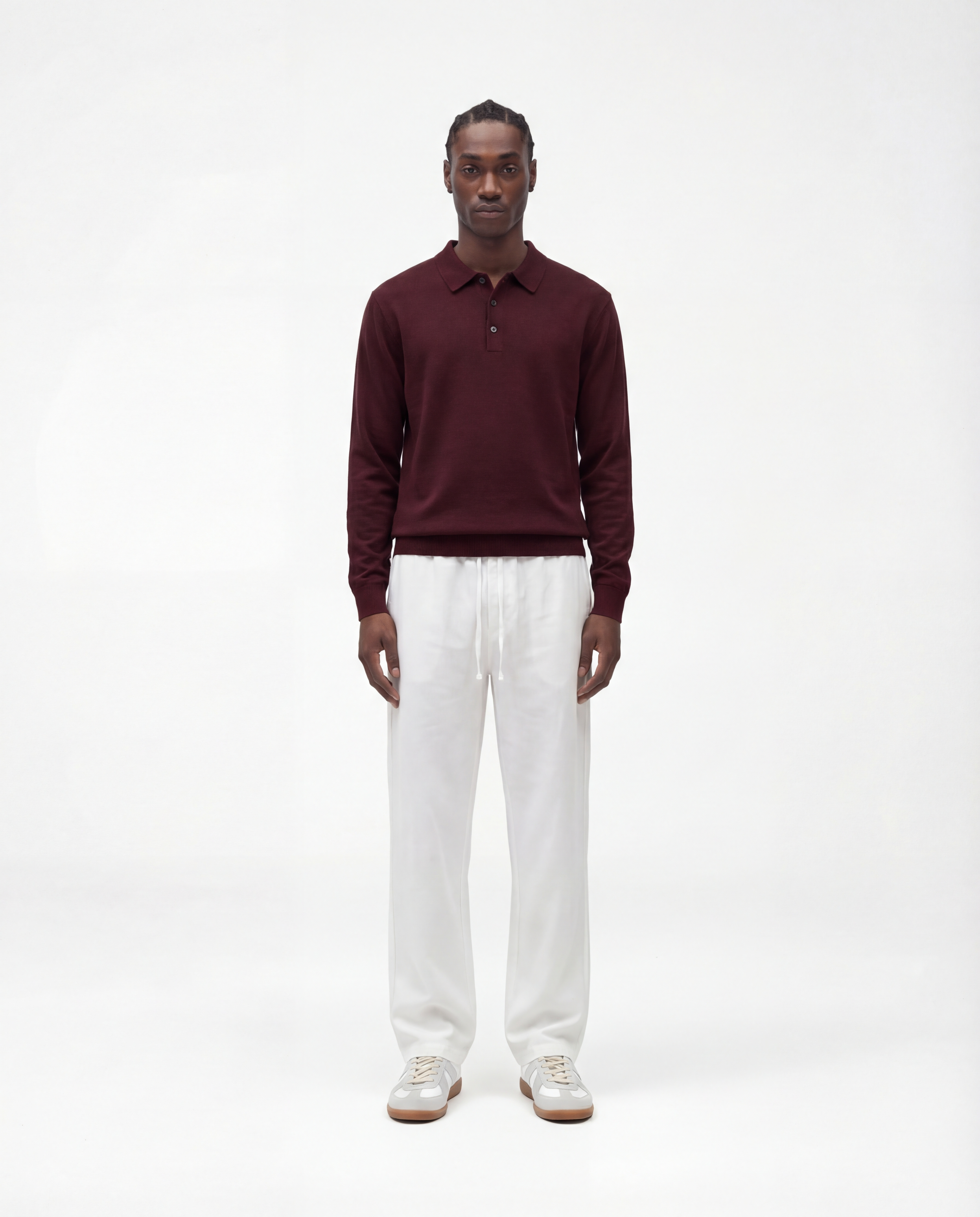 Luxury Polo Knobbed (Maroon)