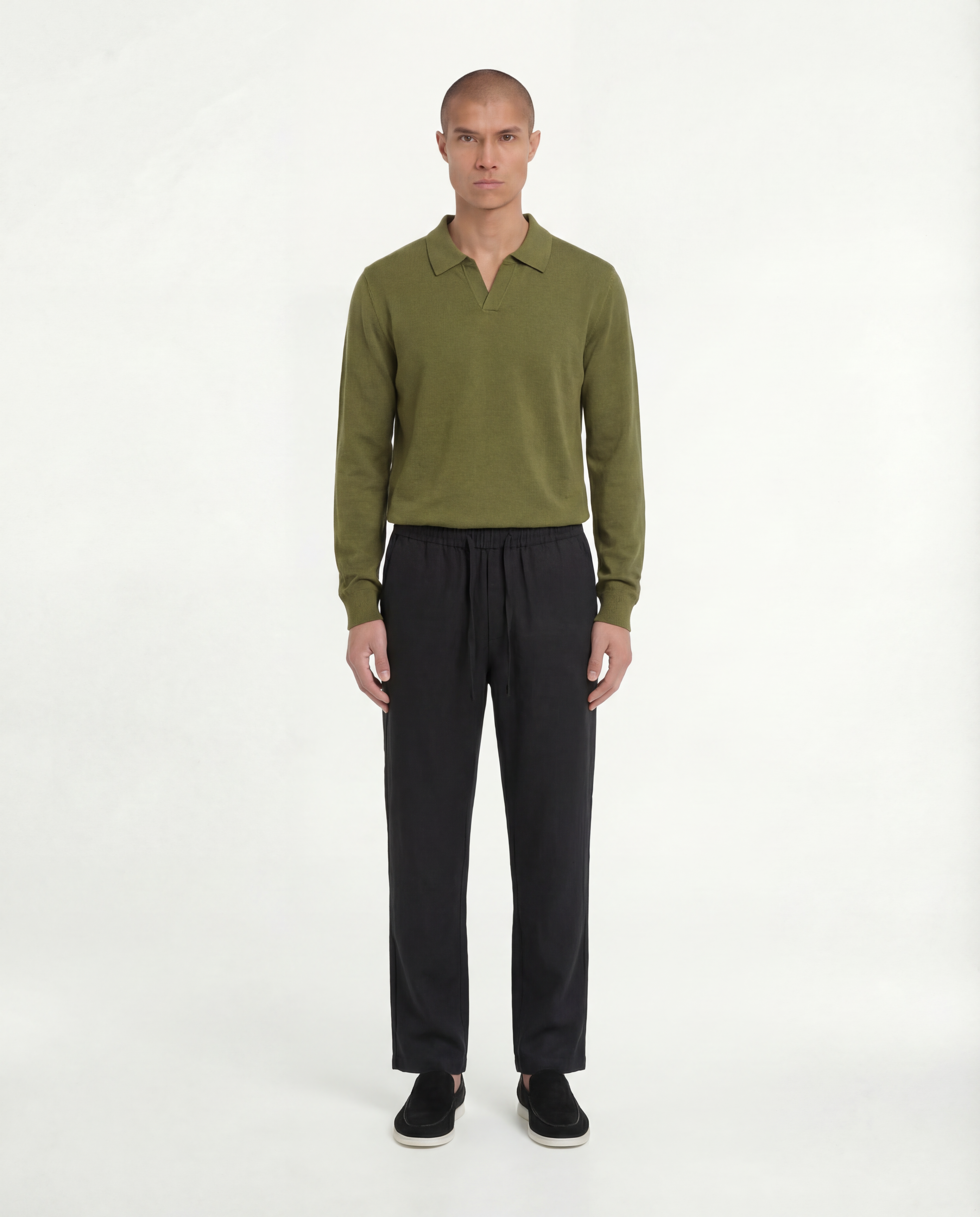 Linen Trousers v2 (Black)