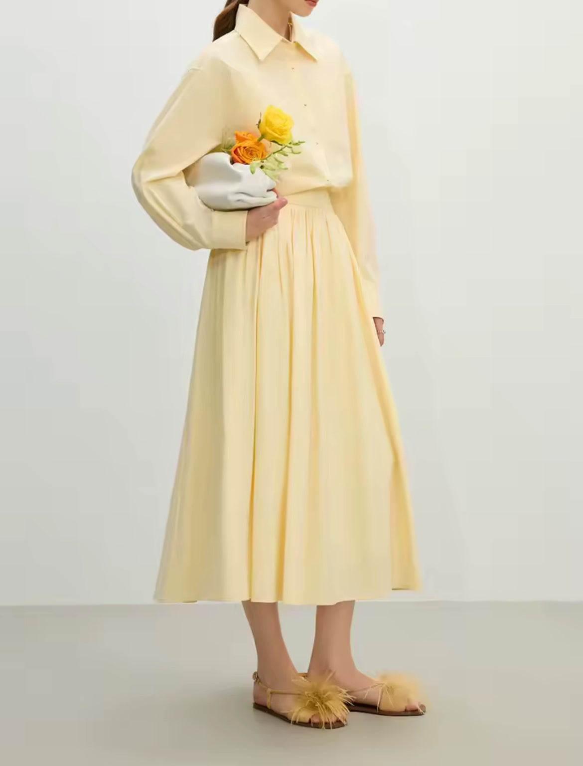 Button Shirt (Butter Yellow)