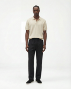 Knobbed Luxury Polo (Cream)