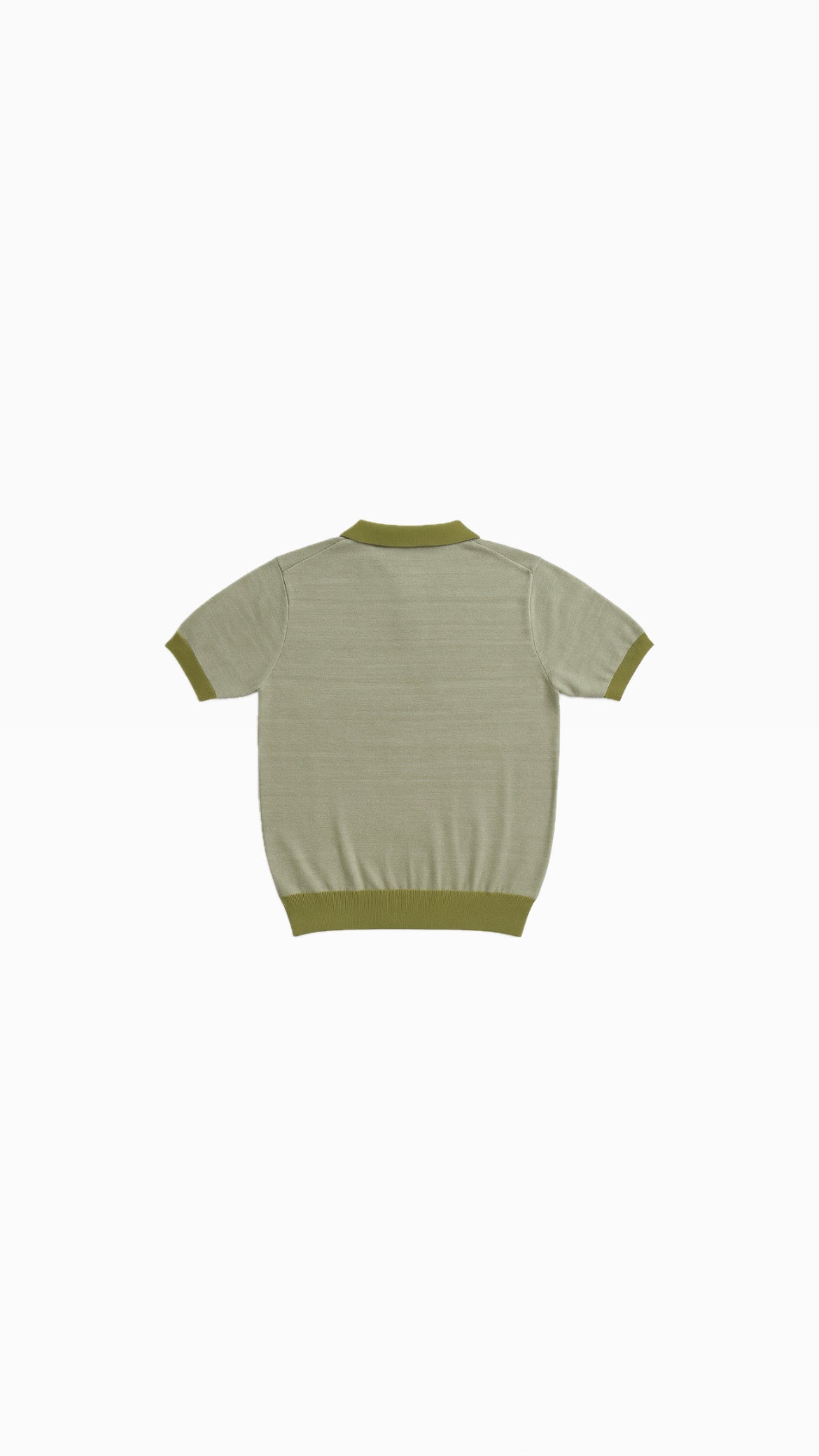 Contrast Polo (Sage Olive)