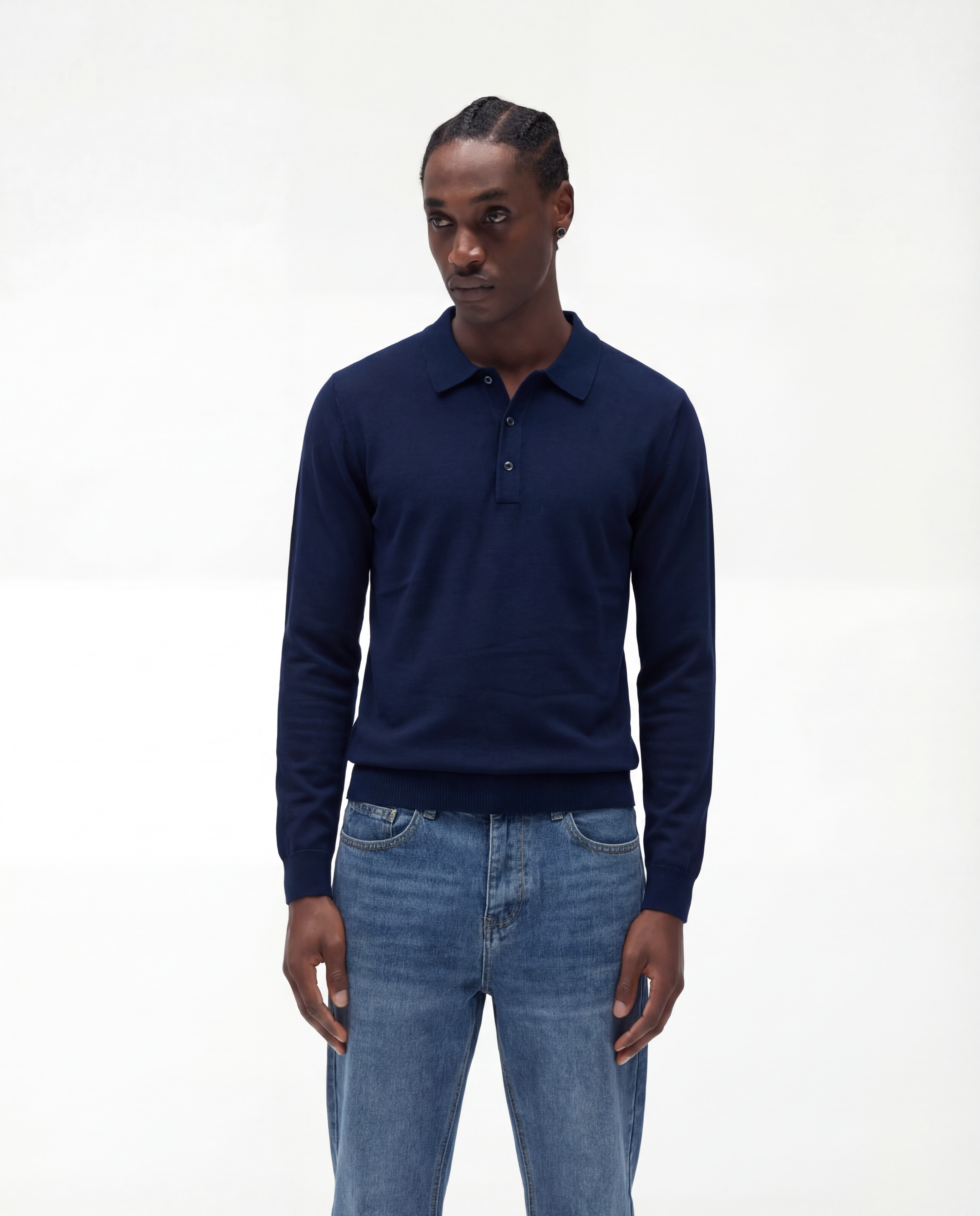 Luxury Polo Knobbed (Navy)