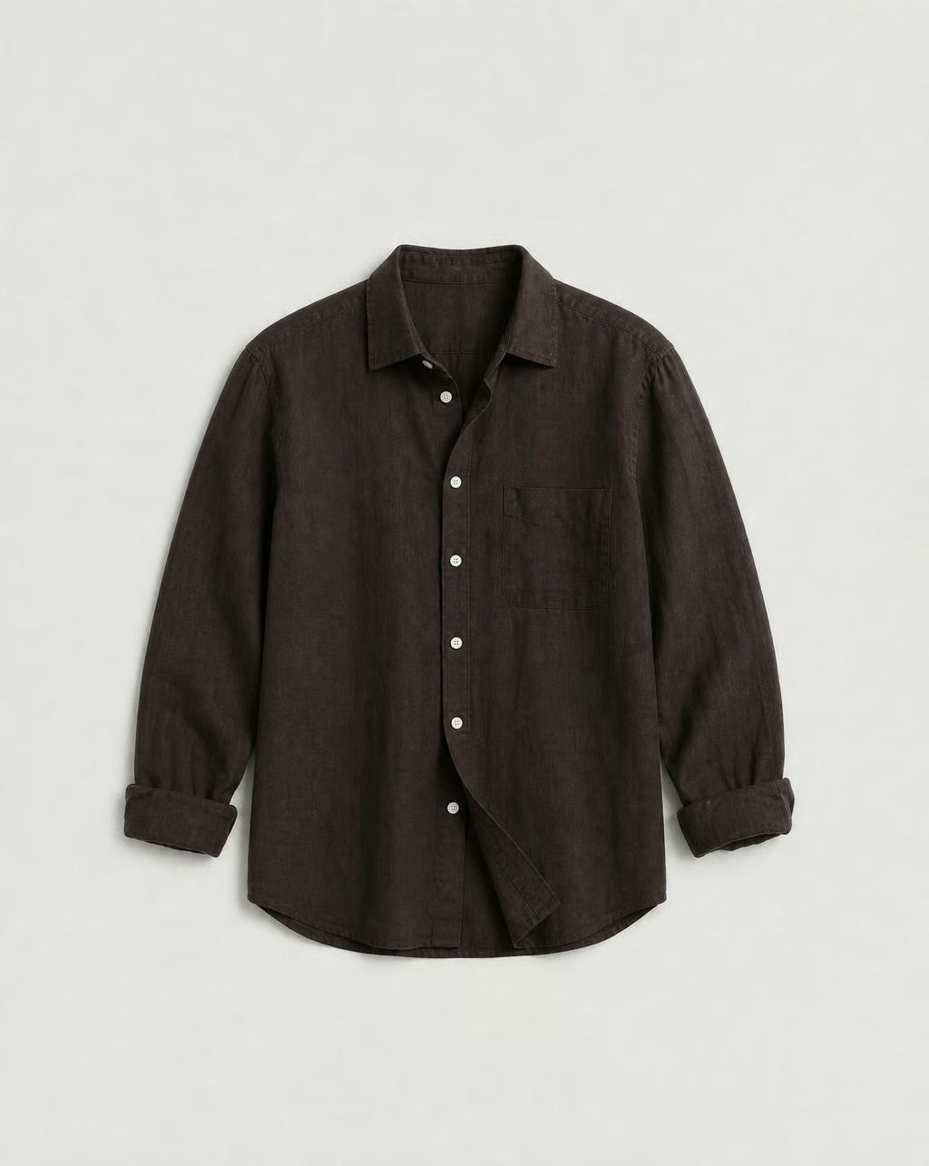 Linen Shirt v2 (Brown)