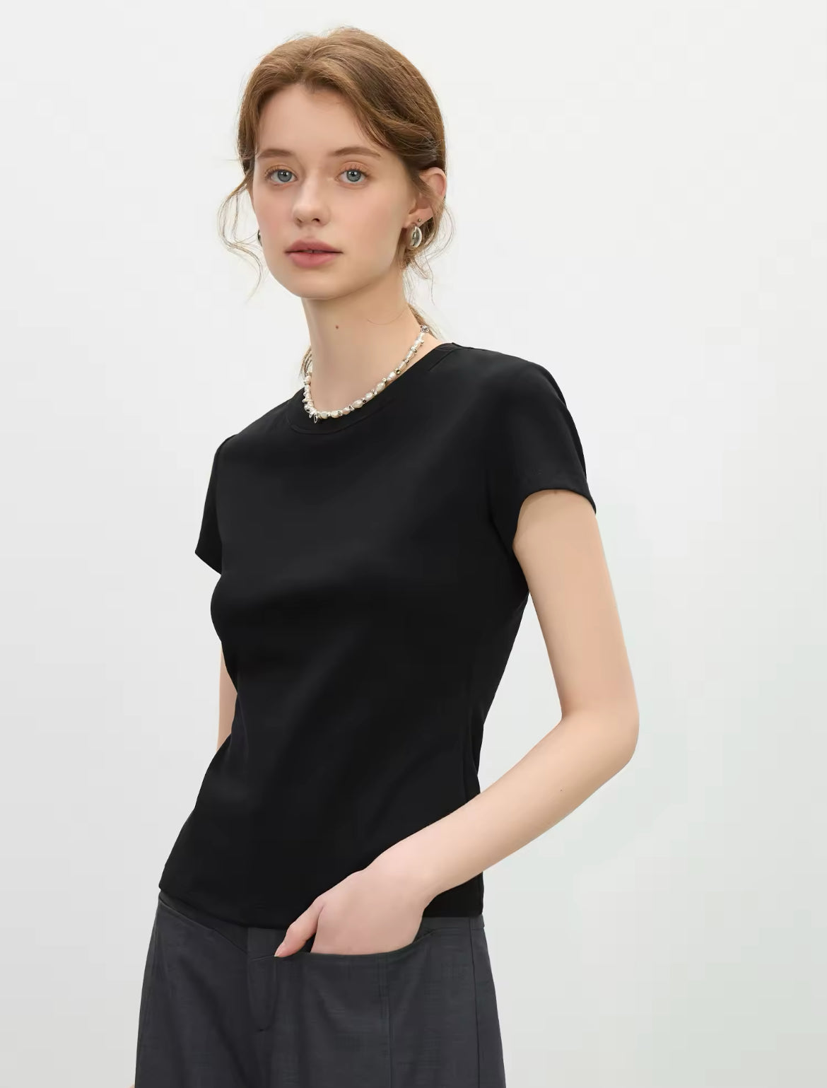 Basic T-Shirt (Grey/Black)