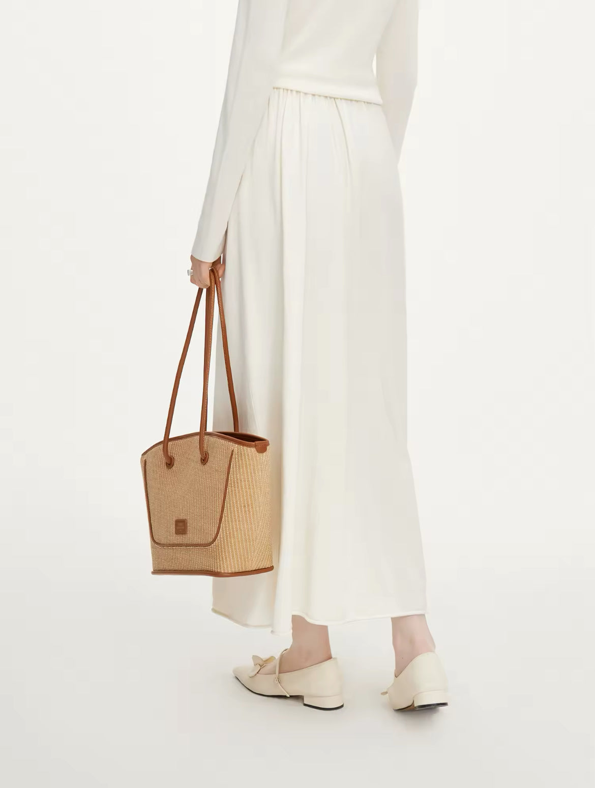 Wool knitted skirt