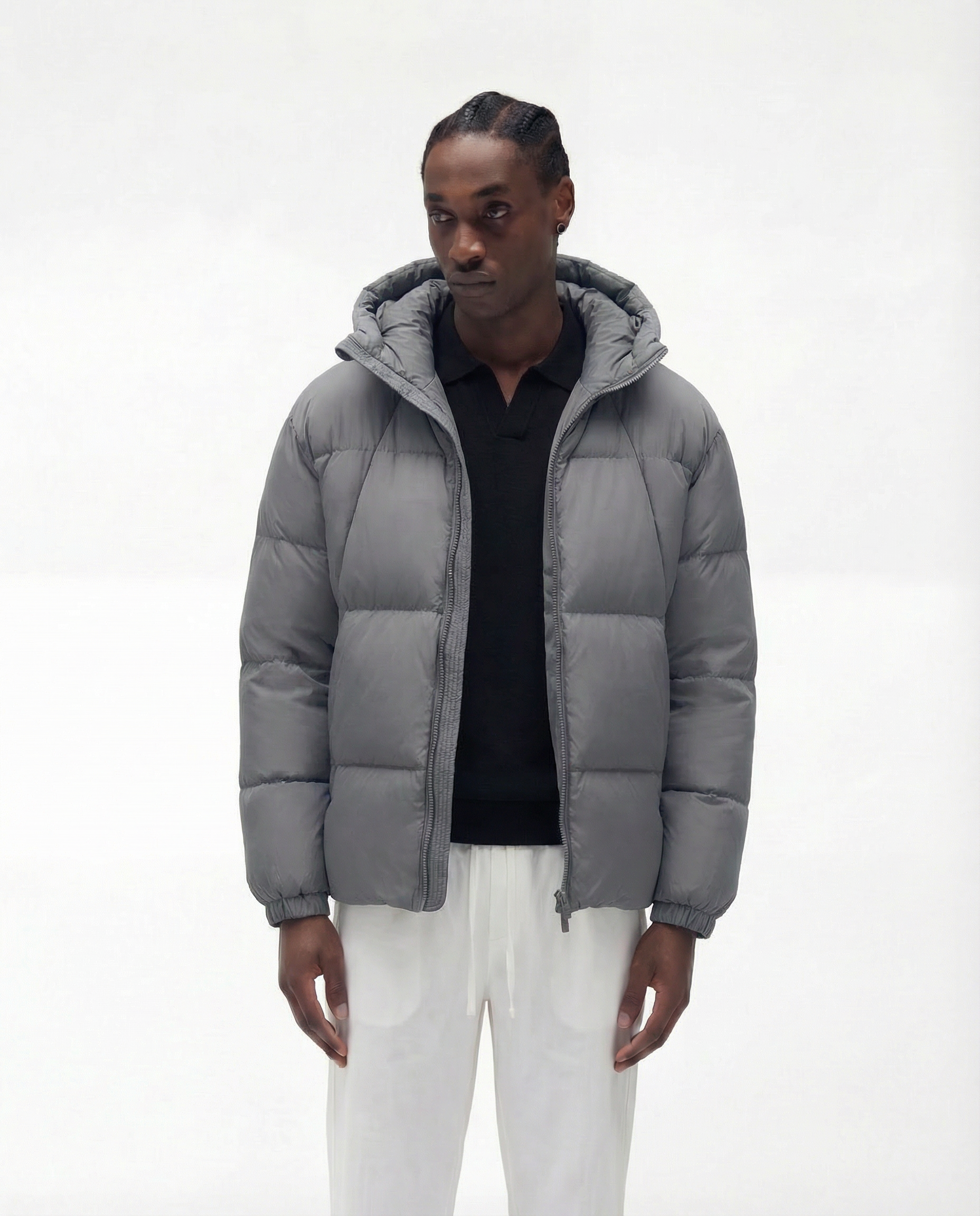 Puffer Jacket (Grey)