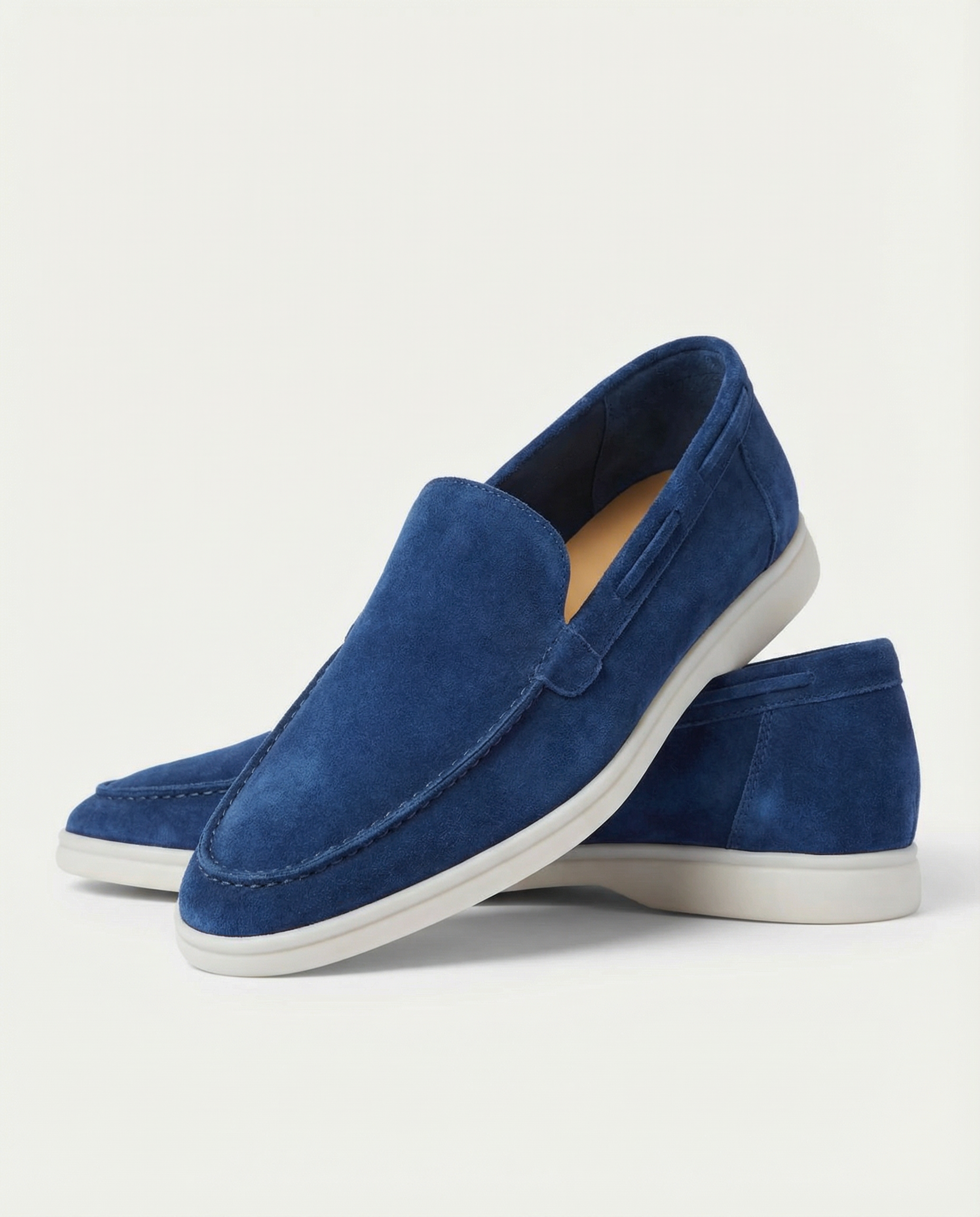 Suede Yacht Loafers (Royal Blue)