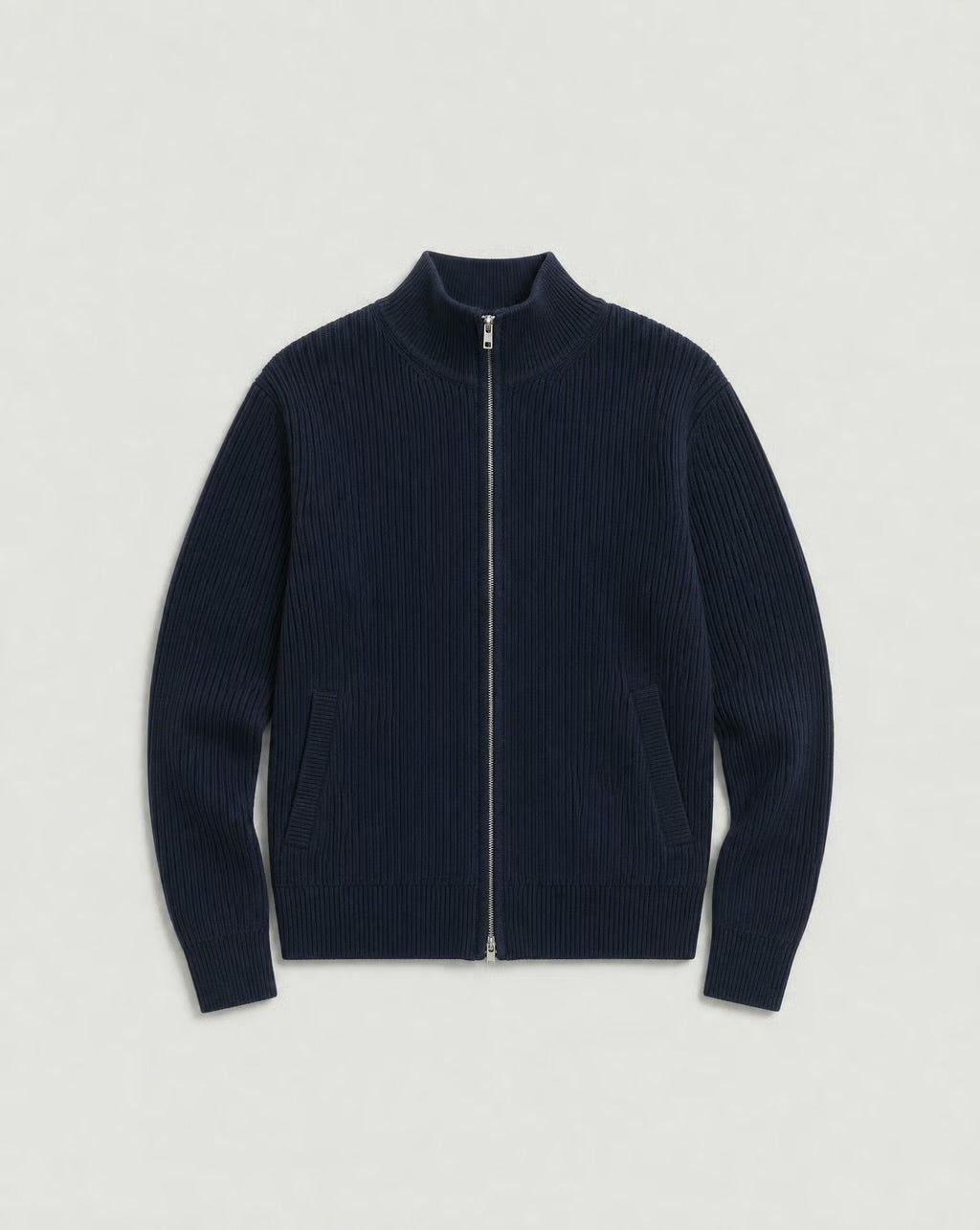 Premium Knitted Zip-Up