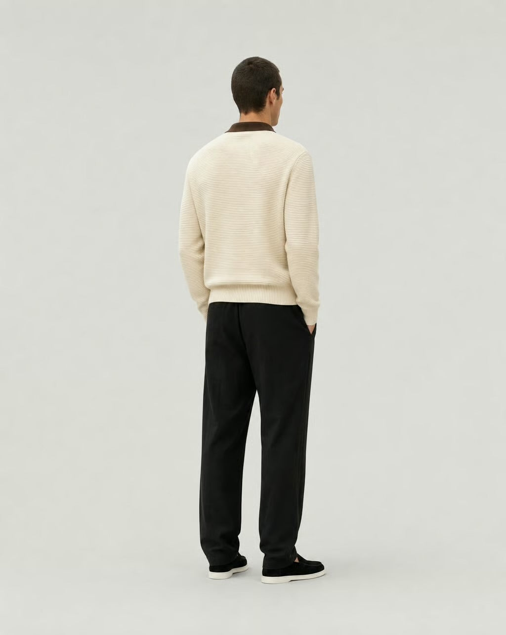 Knit Polo Sweater