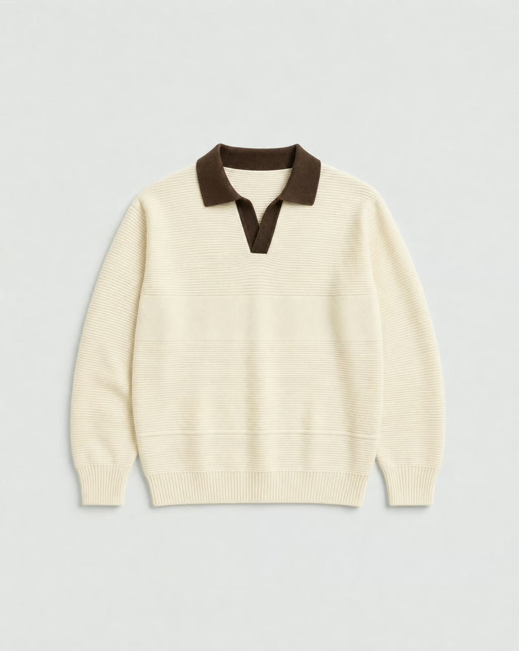 Knit Polo Sweater