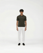 Patterned Polo 2.0 (Moss Green)