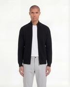 Wool Knit Zipper (Black)