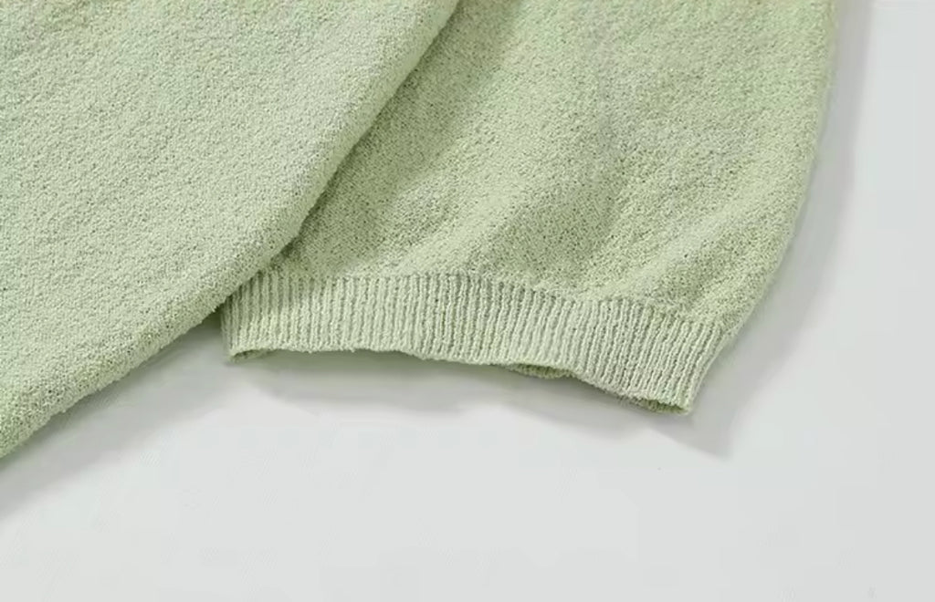 Knitted Polo (Mint)