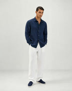 Linen Shirt (Navy)