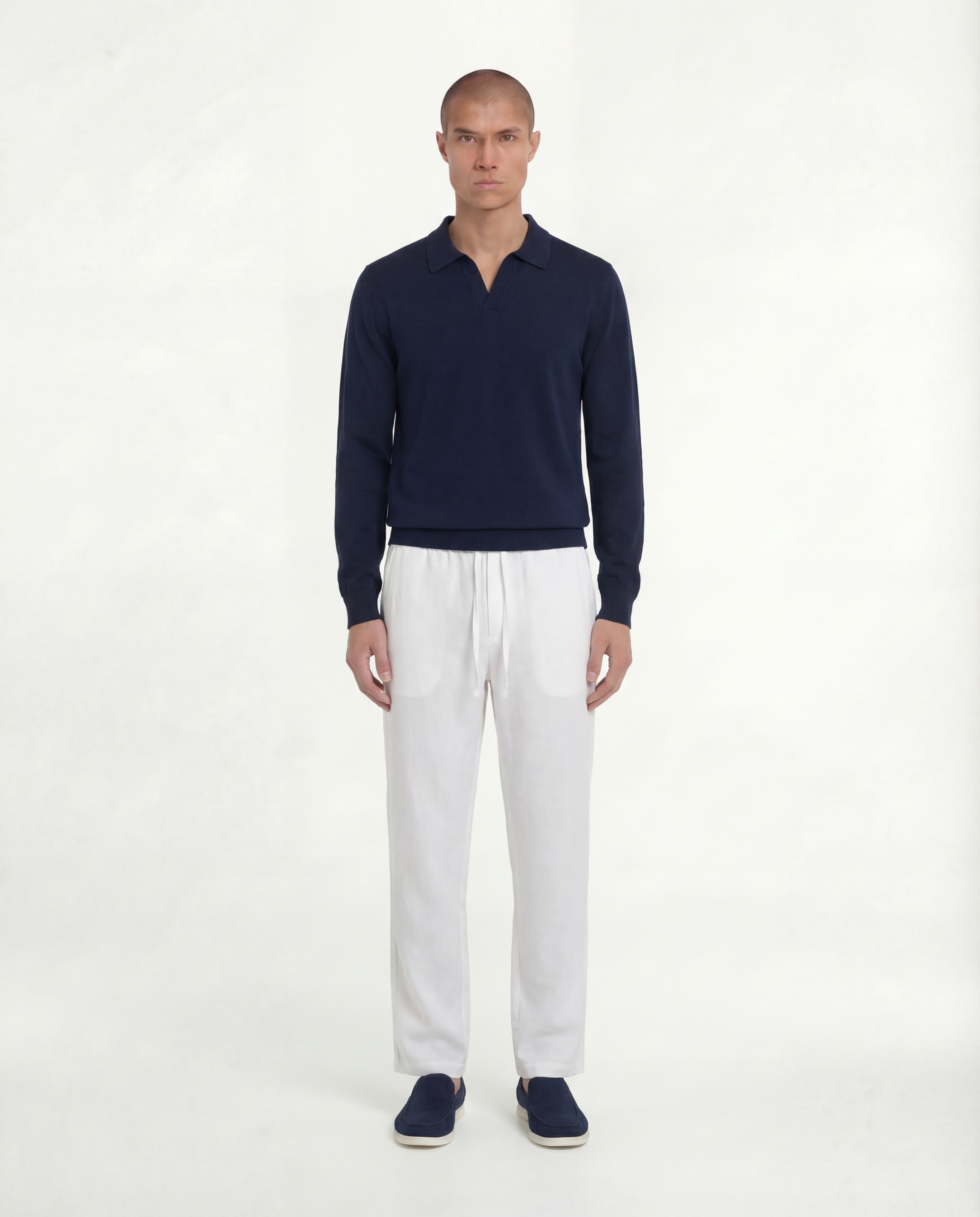 Luxury Polo (Navy Blue)