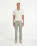 Patterned Polo (White)