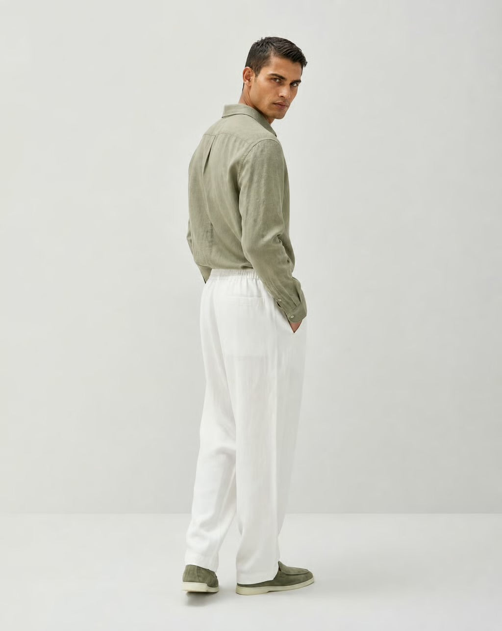 Linen Shirt (Mint)