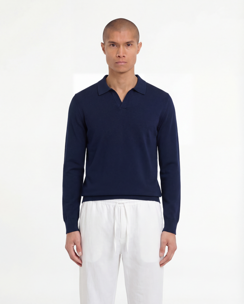 Luxury Polo (Navy Blue)