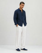 Linen Shirt (Navy)