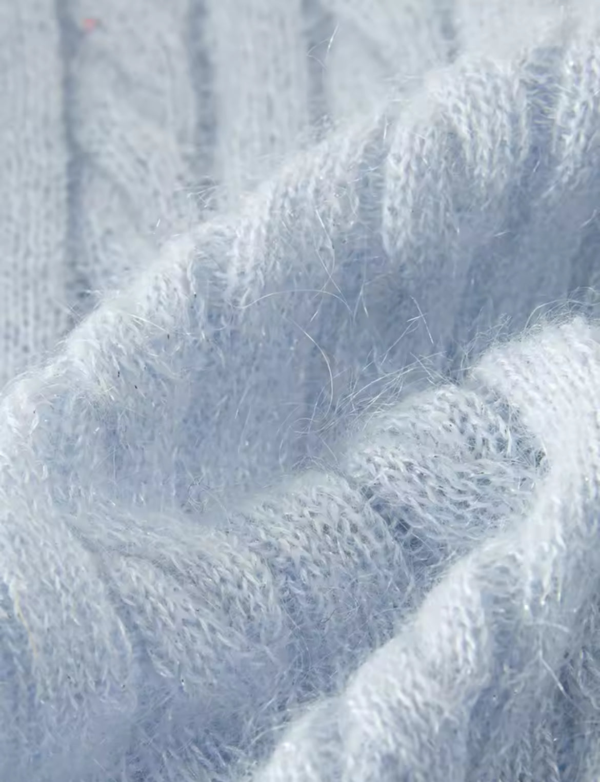 Knit Cardigan (Blue)