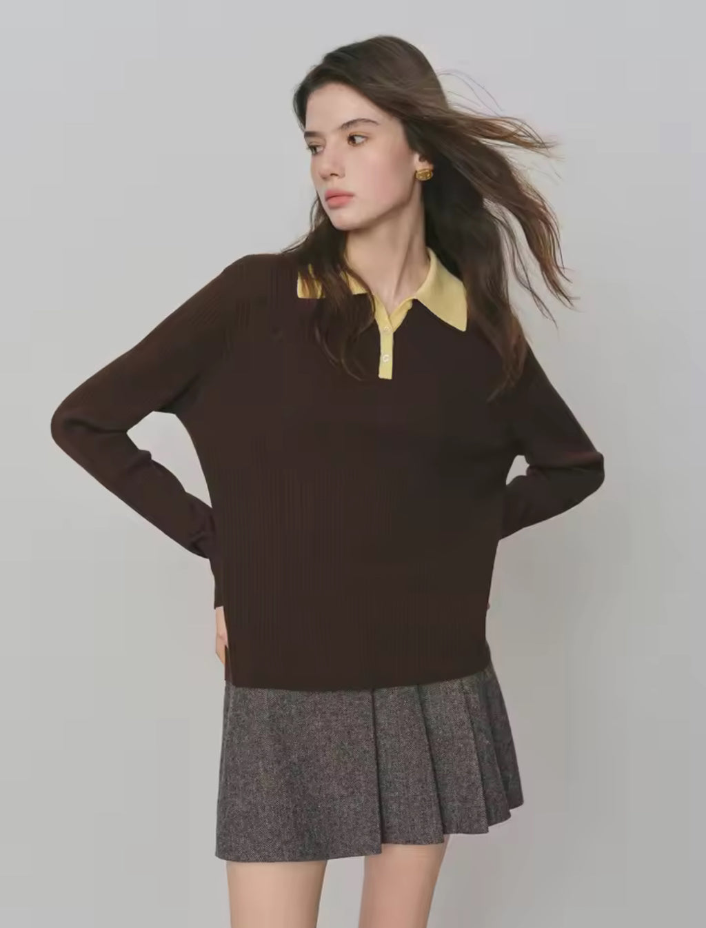 Polo Knit (Mocha)