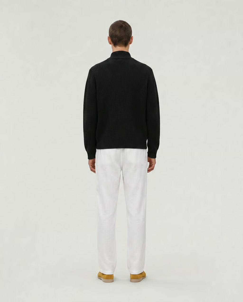 Knitted Zip-up Cardigan
