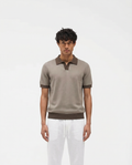 Contrast Polo (Mocha Espresso)