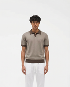 Contrast Polo (Mocha Espresso)