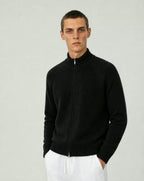Knitted Zip-up Cardigan