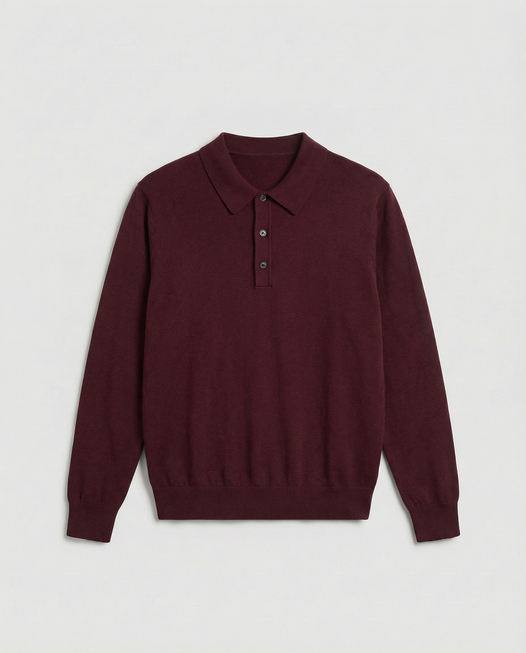 Luxury Polo Knobbed (Maroon)