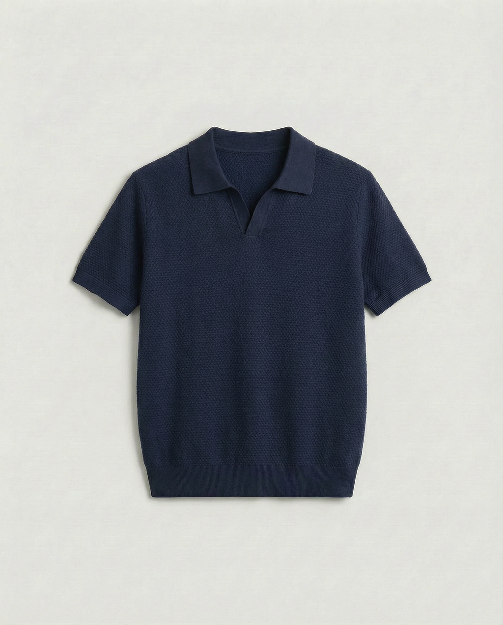 Harbor Wool Polo (Navy)