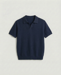 Harbor Wool Polo (Navy)