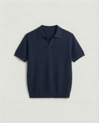 Harbor Wool Polo (Navy)