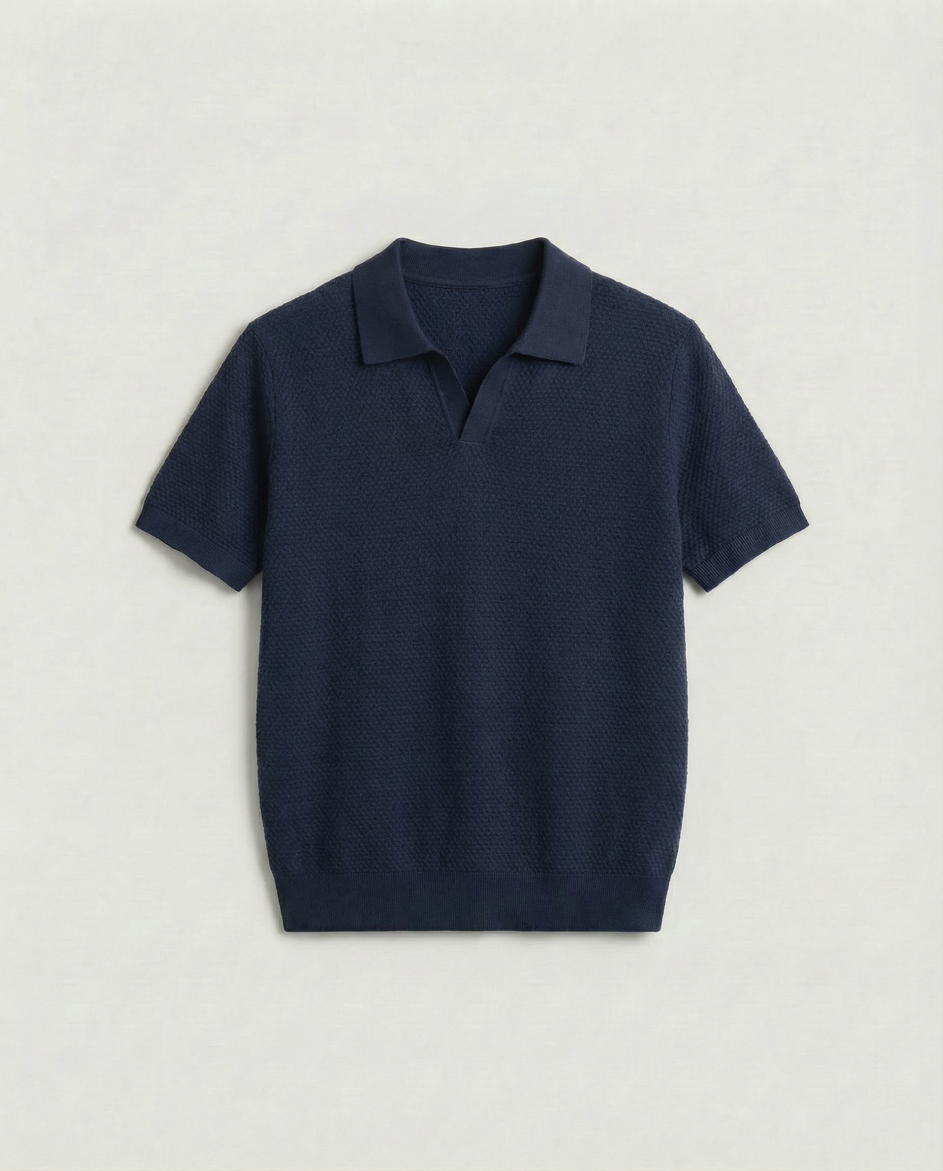 Harbor Wool Polo (Navy)