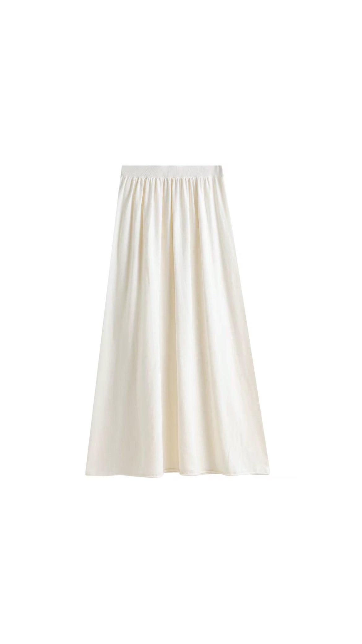Wool knitted skirt