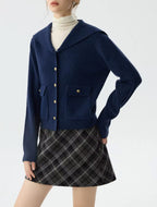 V-shaped Lapel Sweater