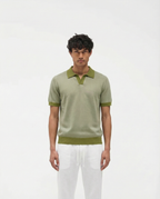 Contrast Polo (Sage Olive)