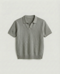 Harbor Wool Polo (Grey)