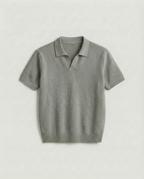 Harbor Wool Polo (Grey)