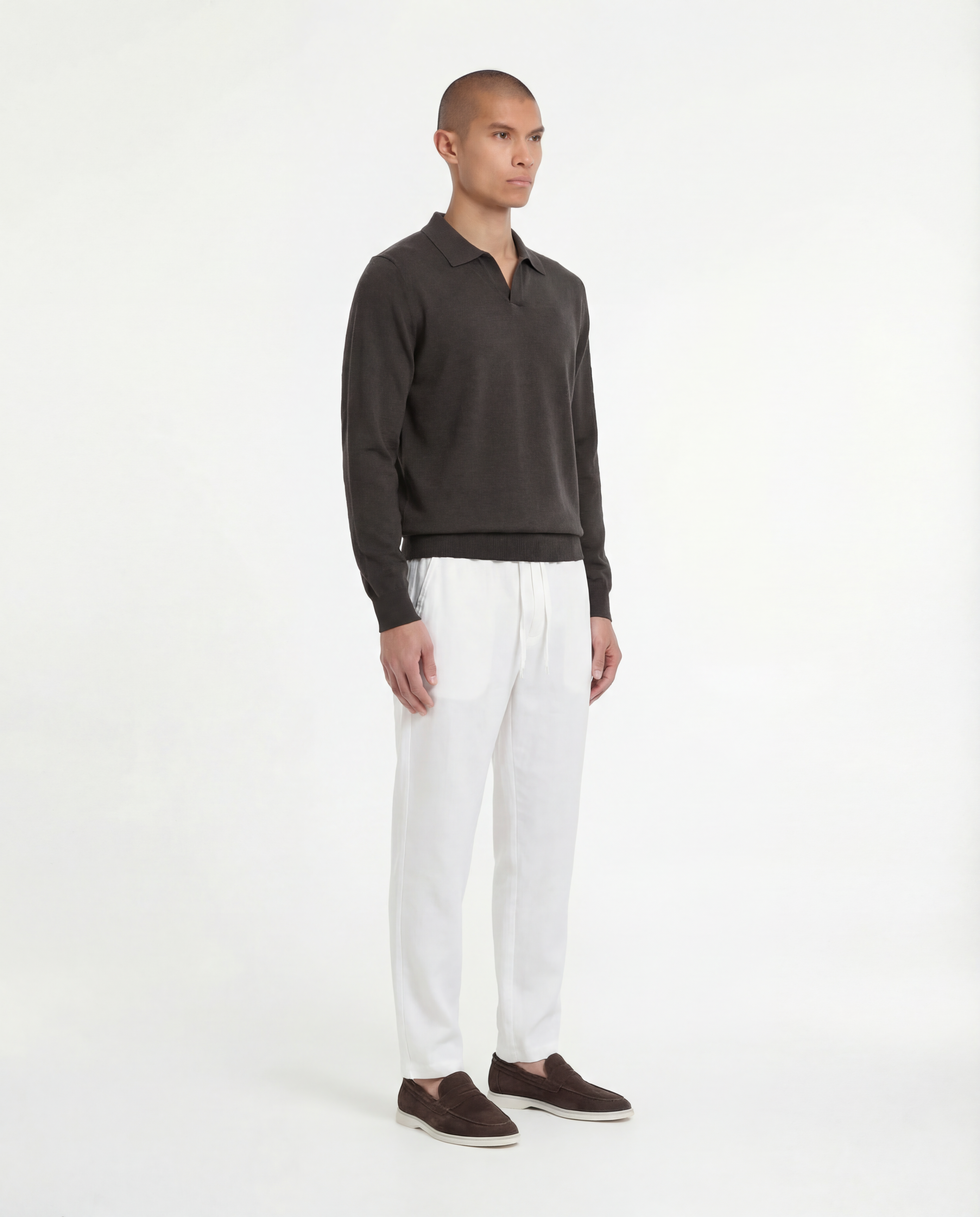 Linen Trousers v2 (White)