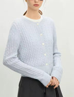 Knit Cardigan (Blue)