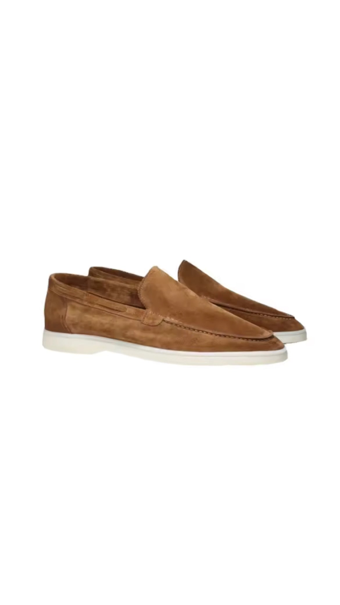 Suede Yacht Loafers (Caramel)