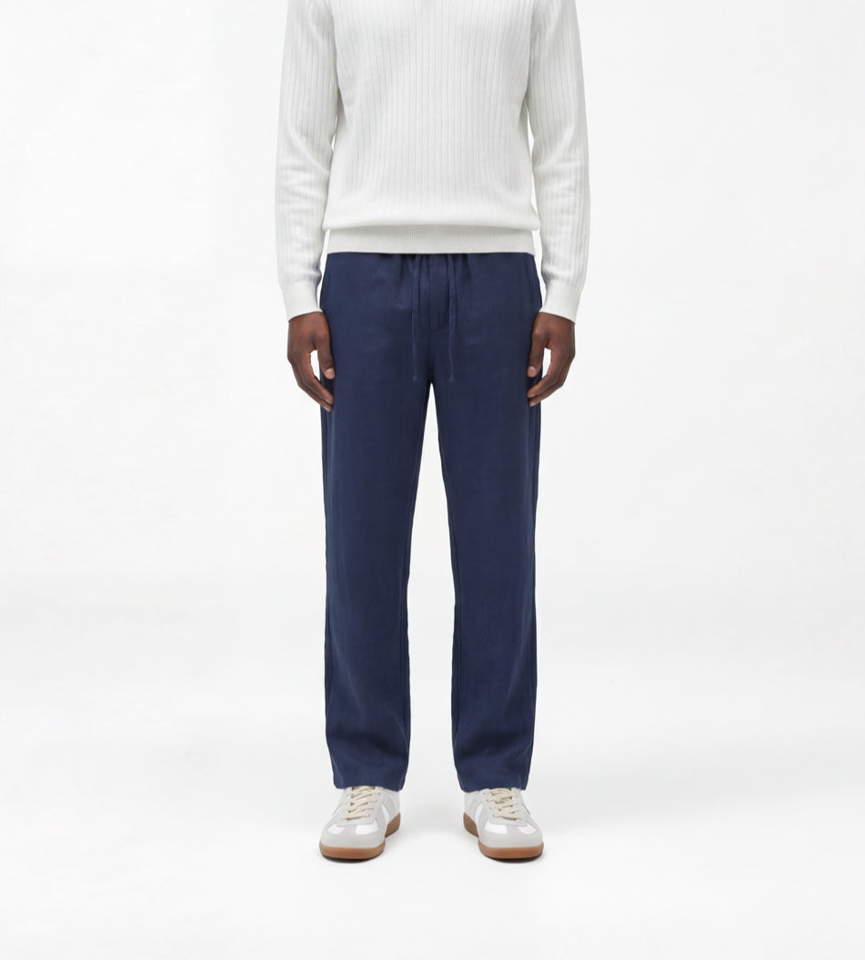 Linen Trousers v2 (Navy)