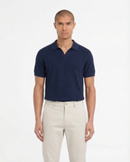 Harbor Wool Polo (Navy)