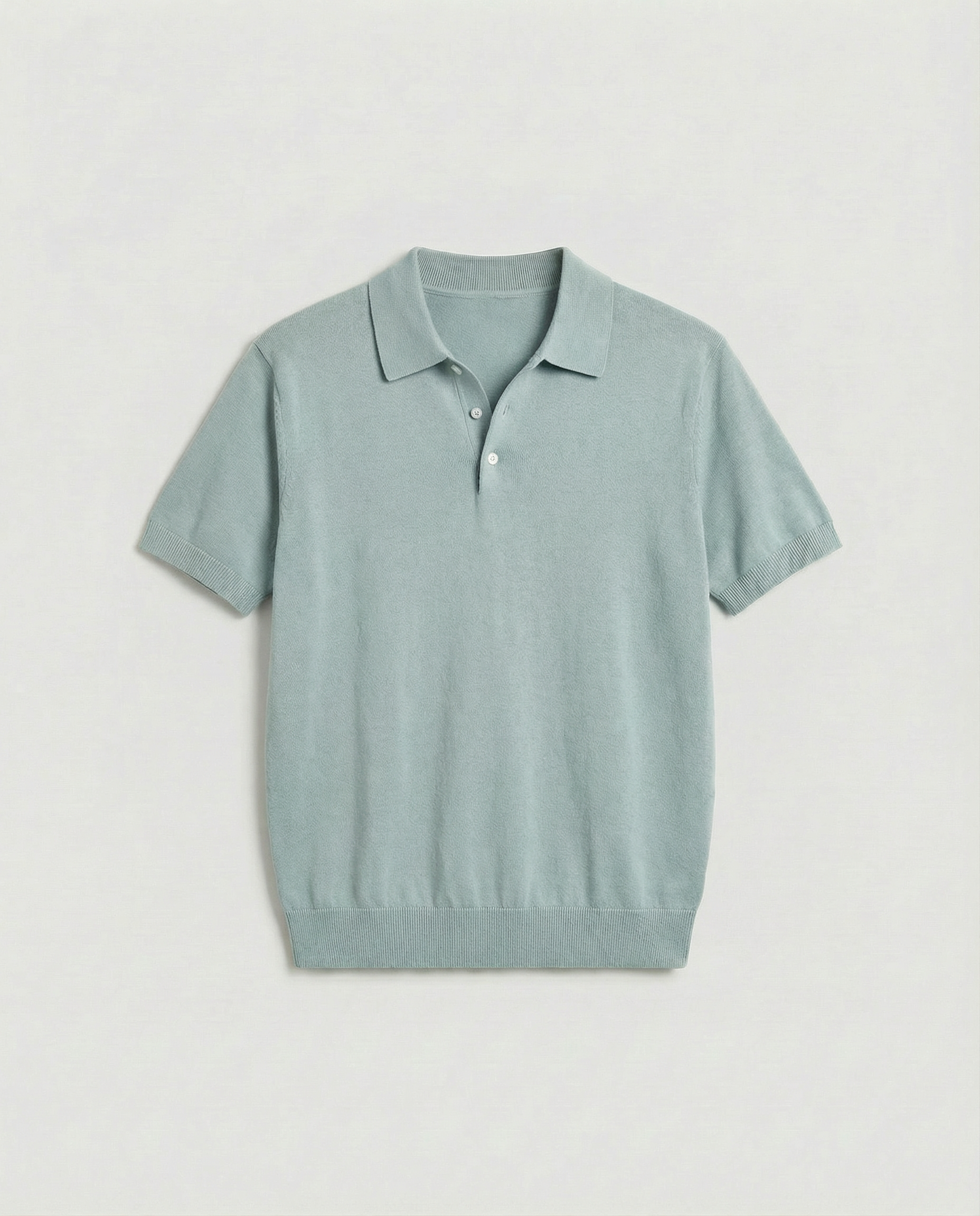 Knobbed Luxury Polo (Blue)