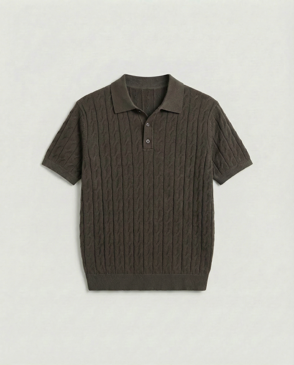 Patterned Polo 2.0 (Moss Green)