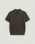 Patterned Polo 2.0 (Moss Green)