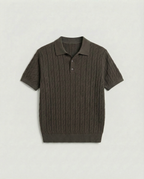 Patterned Polo 2.0 (Moss Green)