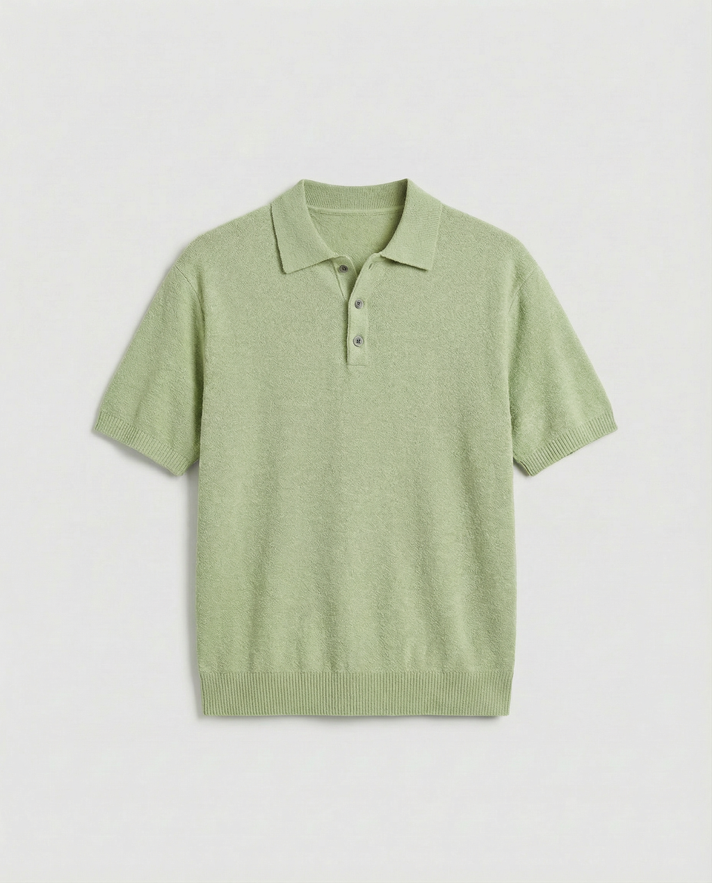 Knitted Polo (Mint)